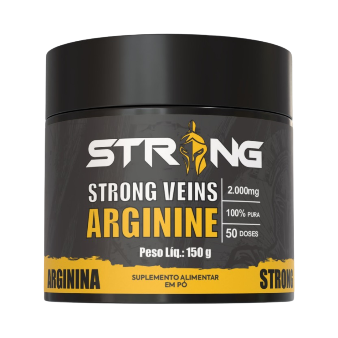Strong Extreme Veins (Arginine) 150g - Energia, Crescimento e Resistência