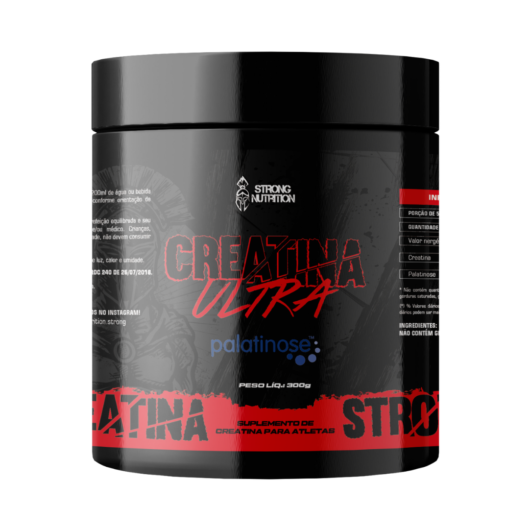 Creatina Ultra Strong 300g - Força, Potência e Explosão Muscular