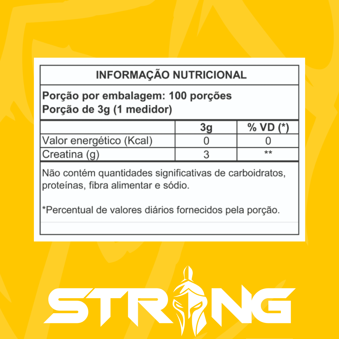 Creatina Natural 300g - Força, Energia e Recuperação