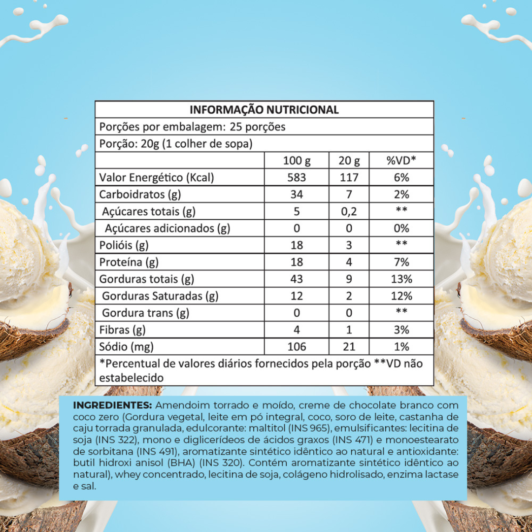 Pasta de Amendoim Gourmet 500g – Fonte de Energia, Sabor e Nutrição Completa