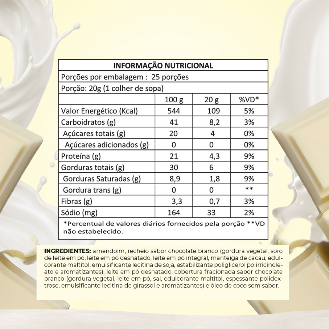 Pasta de Amendoim Gourmet 500g – Fonte de Energia, Sabor e Nutrição Completa