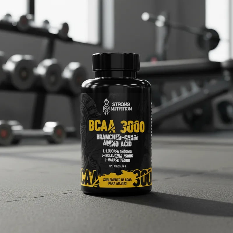 BCAA 3000 120 Cápsulas - Recuperação e Crescimento Muscular