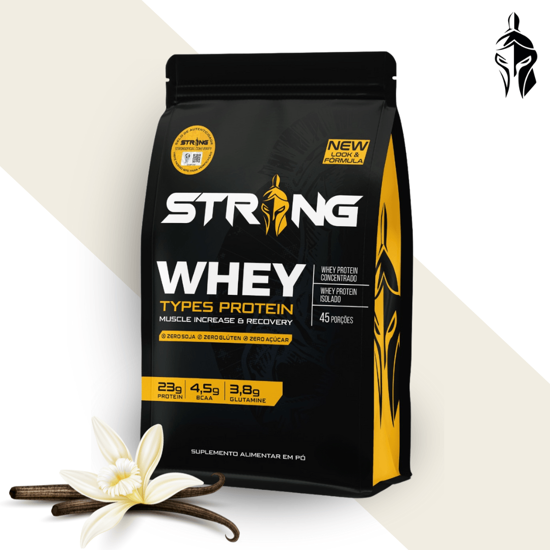 Whey Types Protein 900g - Proteína para Alta Performance - Strong