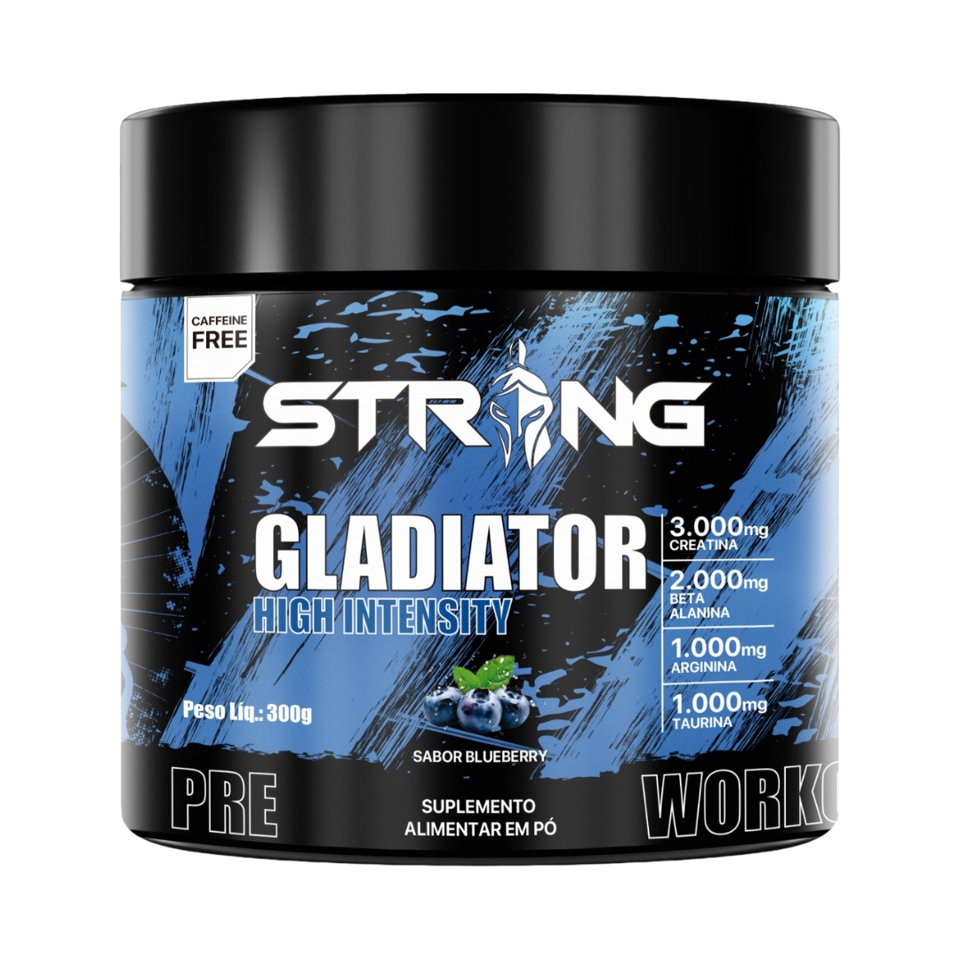 Gladiator Pré-Workout 300g - Pré-Treino Sem Cafeína