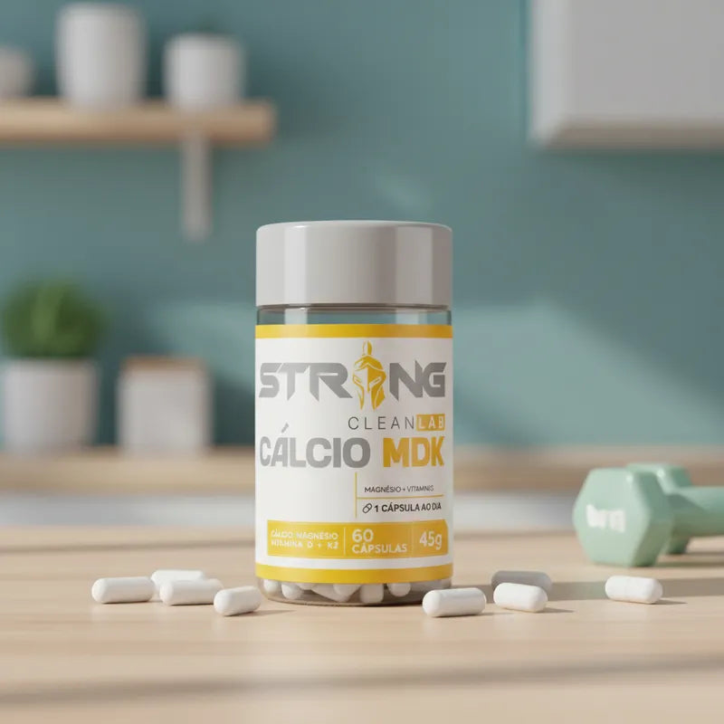 Cálcio MDK 60 Cápsulas - Saúde Óssea e Absorção Otimizada
