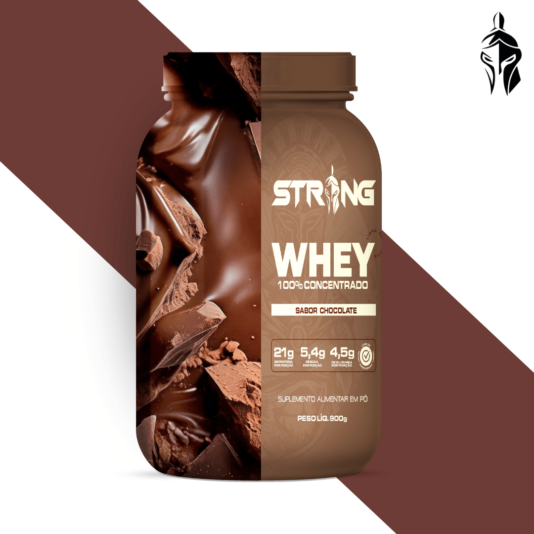 Whey 100% Pure 900g - Proteína de Alto Valor Biológico - Strong