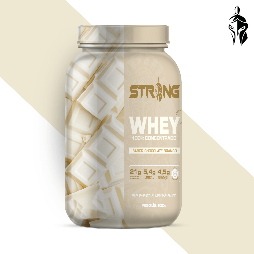 Whey 100% Pure 900g - Proteína de Alto Valor Biológico - Strong