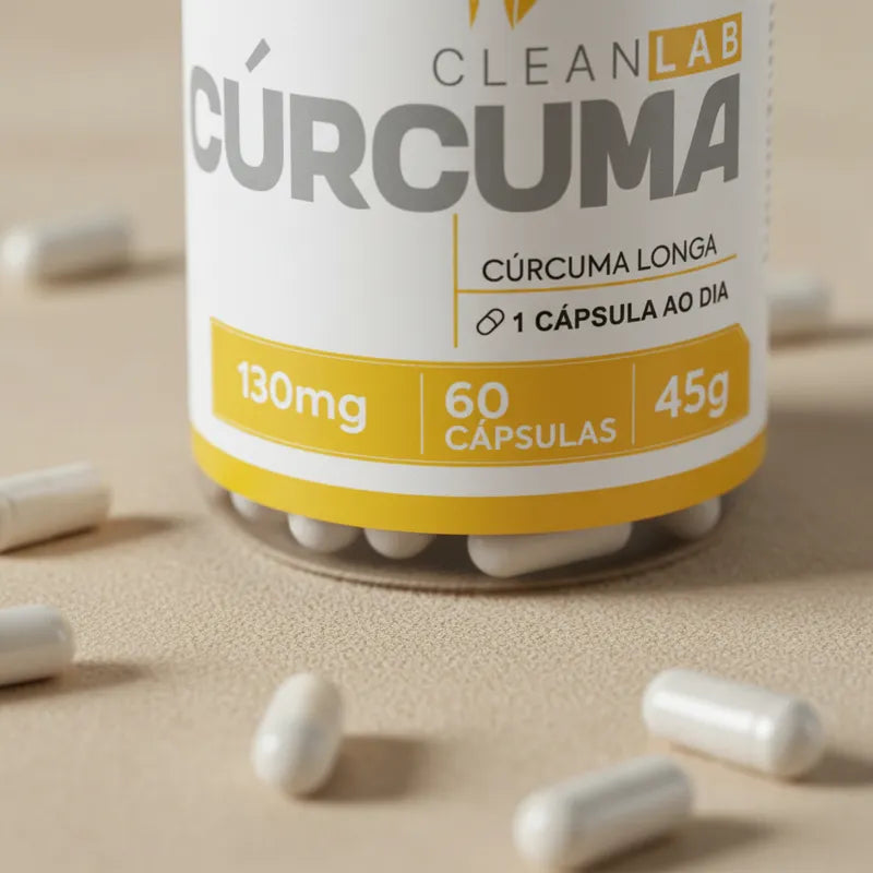 Cúrcuma Longa 60 Cápsulas - Antioxidante e Anti-inflamatório Natural