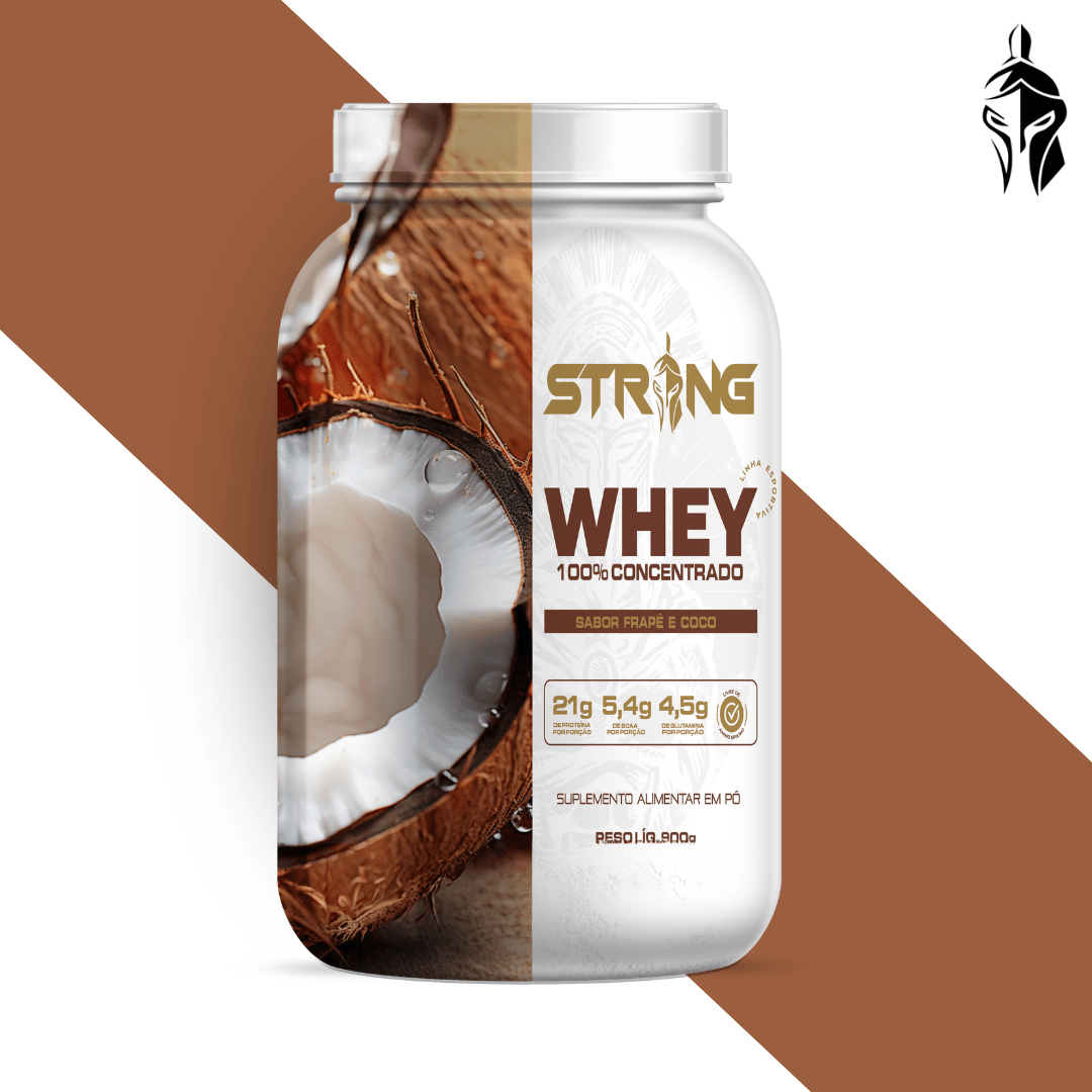 Whey 100% Pure 900g - Proteína de Alto Valor Biológico - Strong