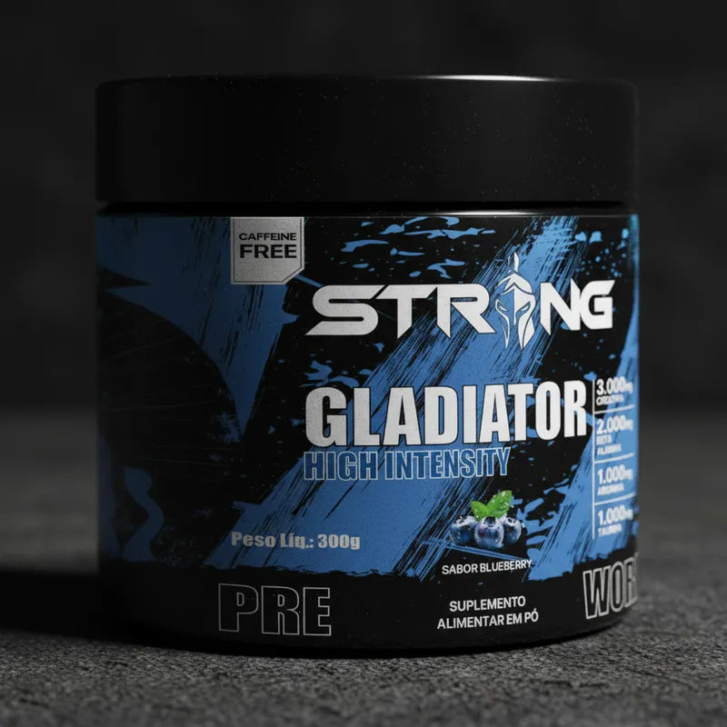 Gladiator Pré-Workout 300g - Pré-Treino Sem Cafeína