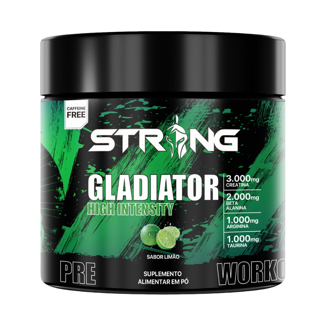 Gladiator Pré-Workout 150g - Pré-Treino Sem Cafeína