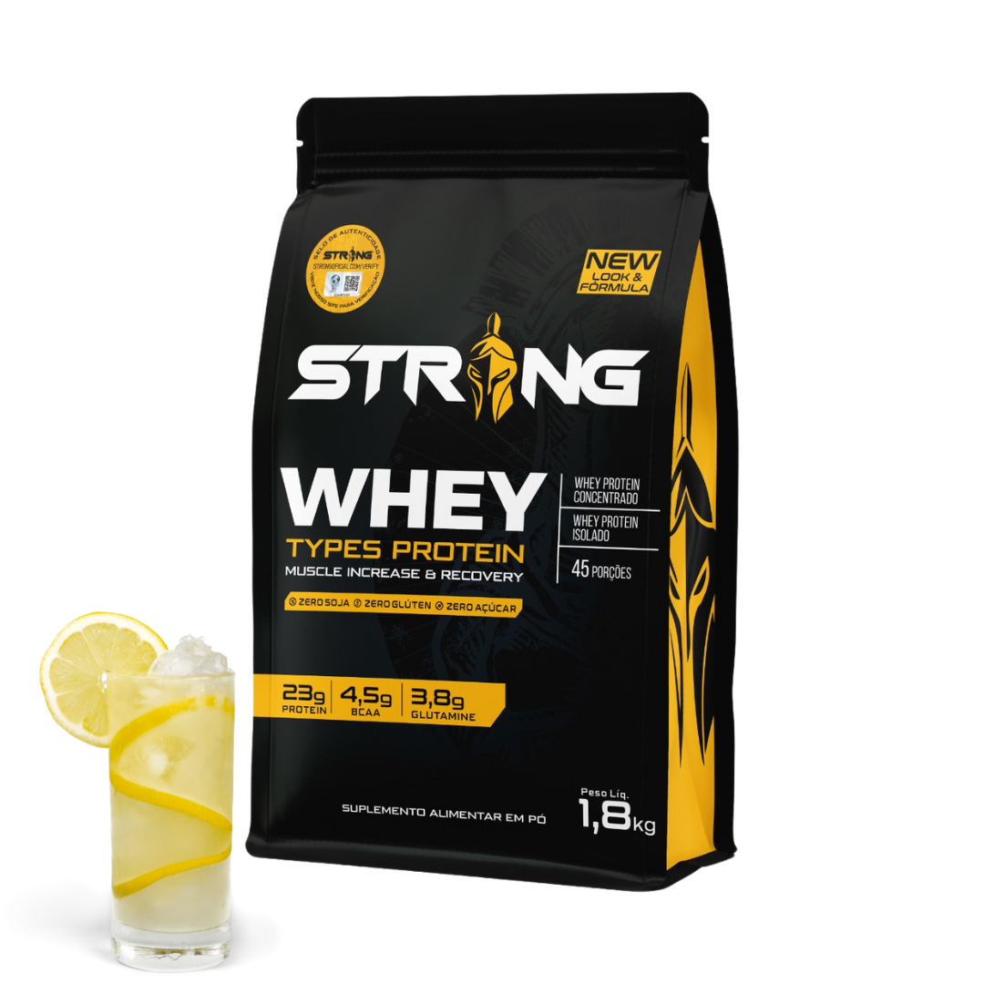 Whey Types Protein 1,8kg - Proteína para Alta Performance
