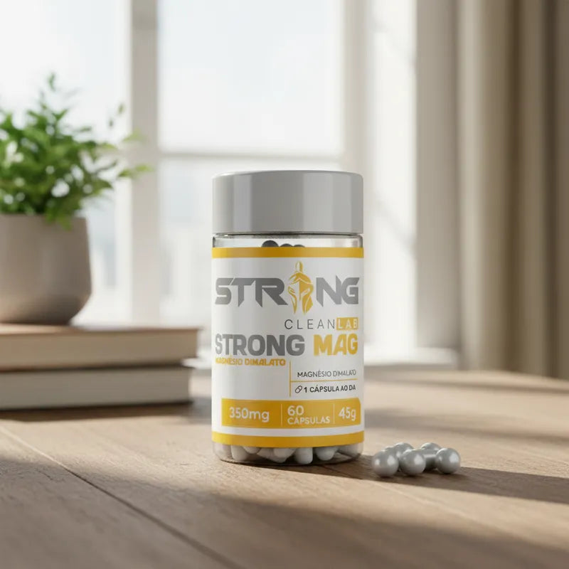 Strong MAG Magnésio Dimalato 60 Cápsulas - Saúde Articular e Bem-Estar