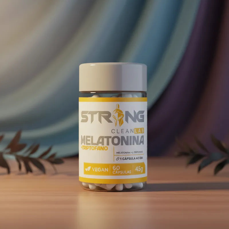 Melatonina + L-Triptofano 60 Cápsulas - Sono Profundo e Bem-Estar