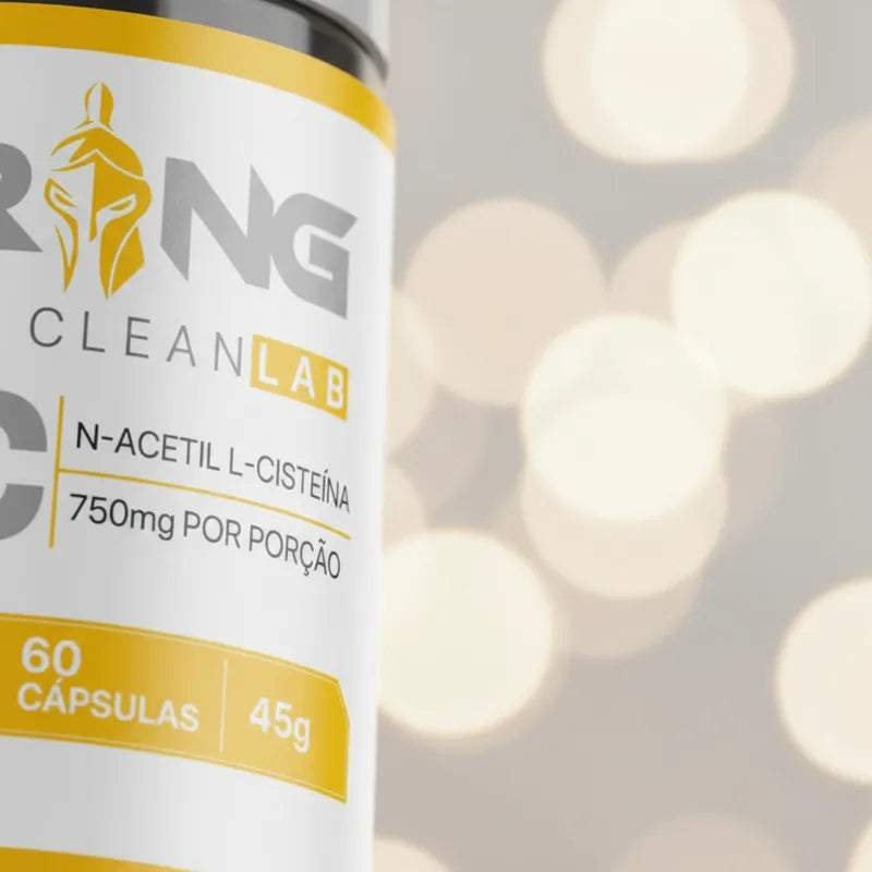 NAC STRONG 60 Cápsulas - Potente Antioxidante e Detox
