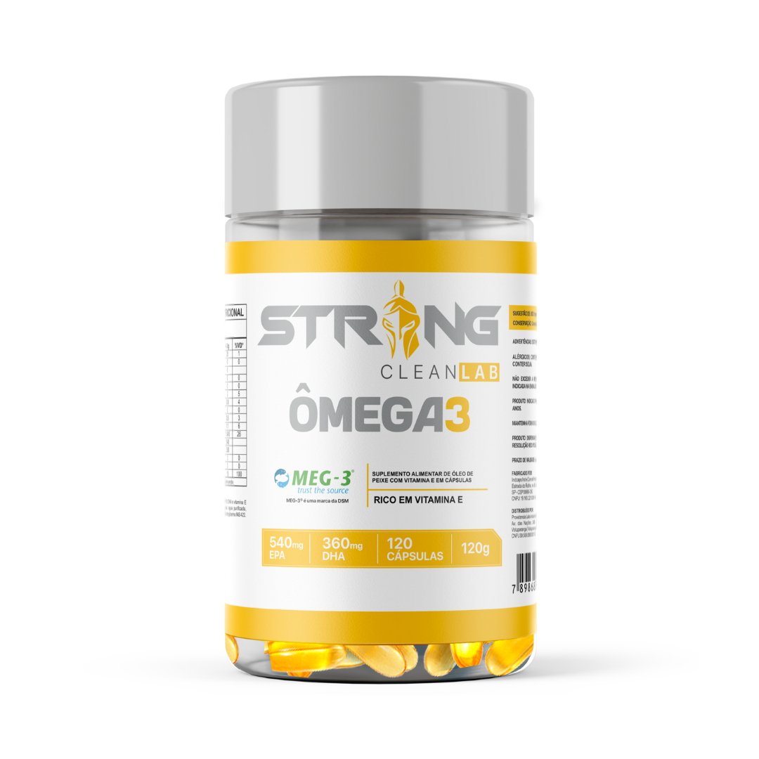 Ômega 3 120 Cápsulas - Saúde Cardiovascular e Antioxidante