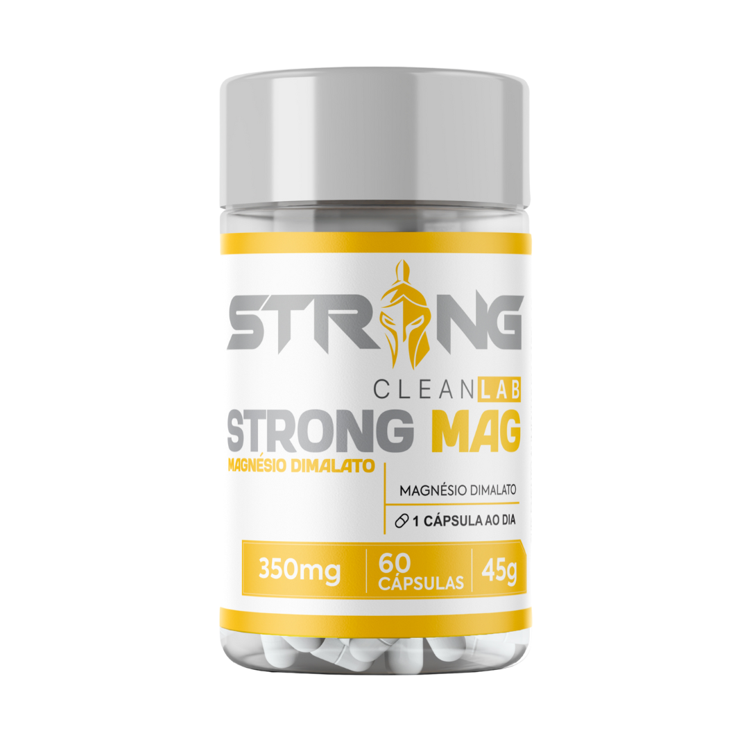 Strong MAG Magnésio Dimalato 60 Cápsulas - Saúde Articular e Bem-Estar