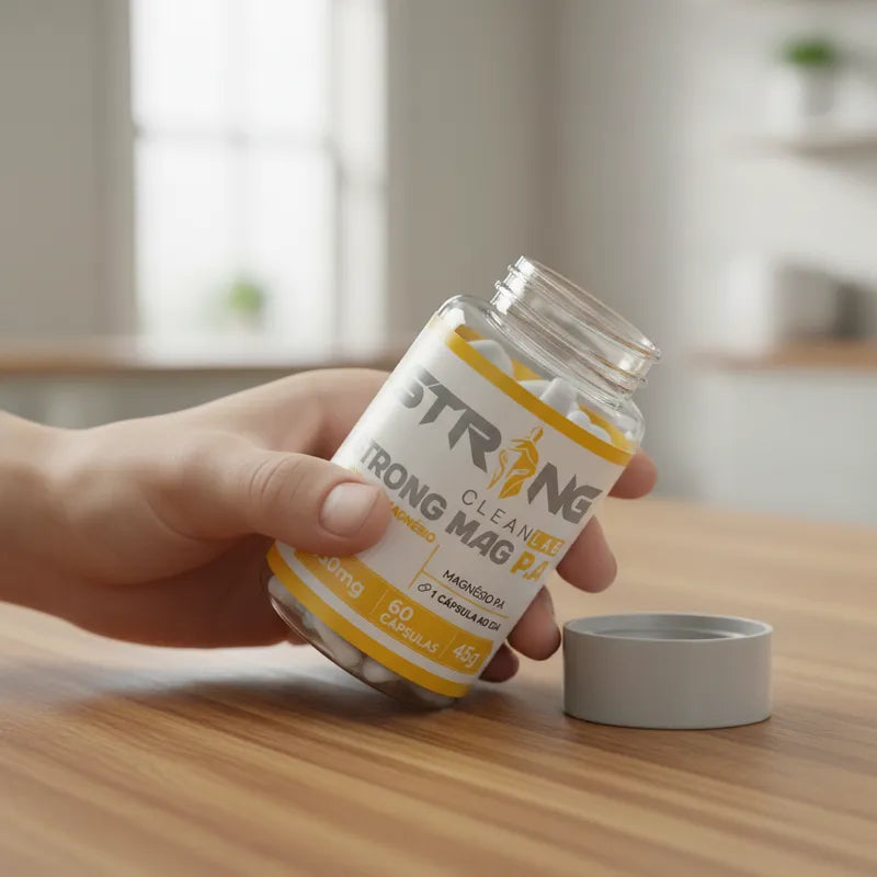 Strong MAG P.A 60 Cápsulas - Benefícios do Magnésio para Articulações e Mobilidade