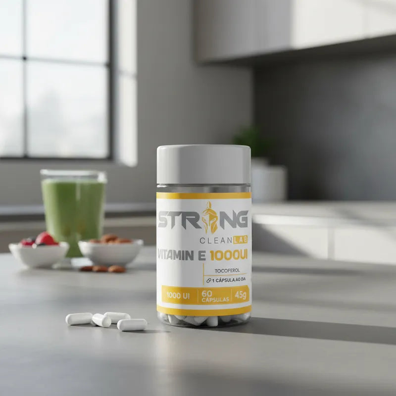 Vitamina E 1000 UI 60 Cápsulas – Antioxidante, Saúde Ocular e Cardiovascular