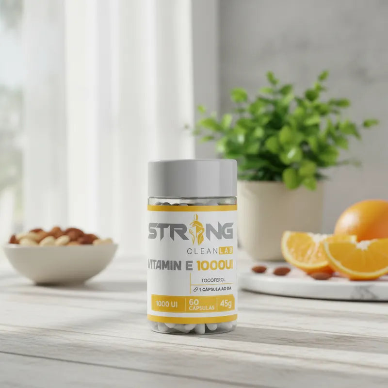 Vitamina E 1000 UI 60 Cápsulas – Antioxidante, Saúde Ocular e Cardiovascular