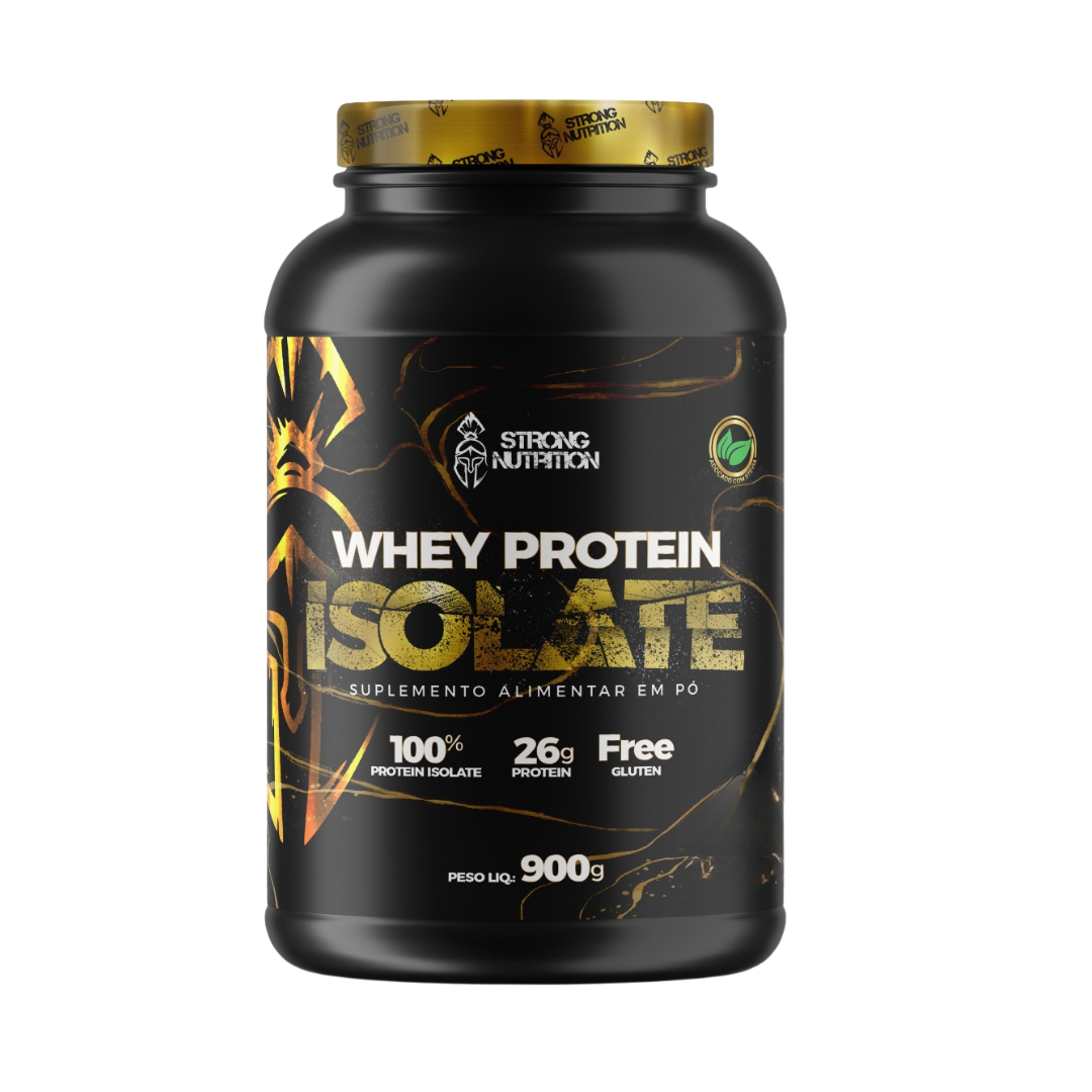 Whey Protein Isolado 900g – Alta Concentração Proteica e Baixo Carboidrato