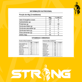 Whey 100% Pure 900g - Proteína de Alto Valor Biológico - Strong