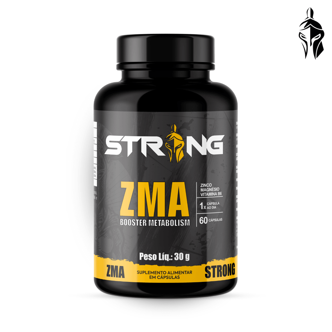 ZMA 60 Cápsulas - Suplemento para Melhorar o Desempenho e Recuperação Muscular - Strong