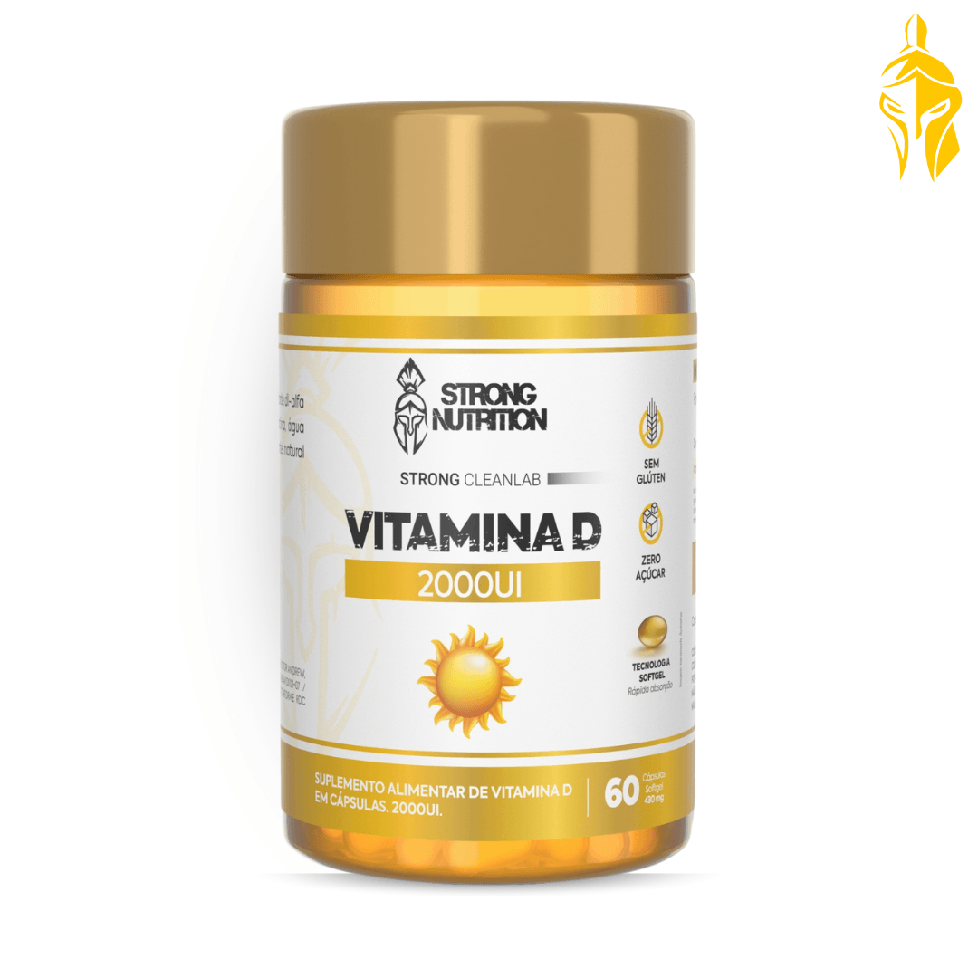 Vitamina D 1000 UI 60 Cápsulas - Imunidade, Saúde Óssea e Muscular