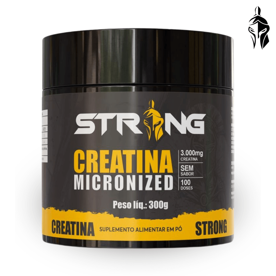 Creatina Natural 300g - Força, Energia e Recuperação - Strong