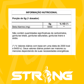 Beta Strong 150g - Beta Alanina para Força e Resistência