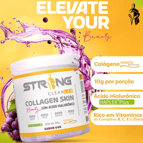 Collagen Skin Beauty CleanLab 300g - Pele Firme e Hidratada - Strong