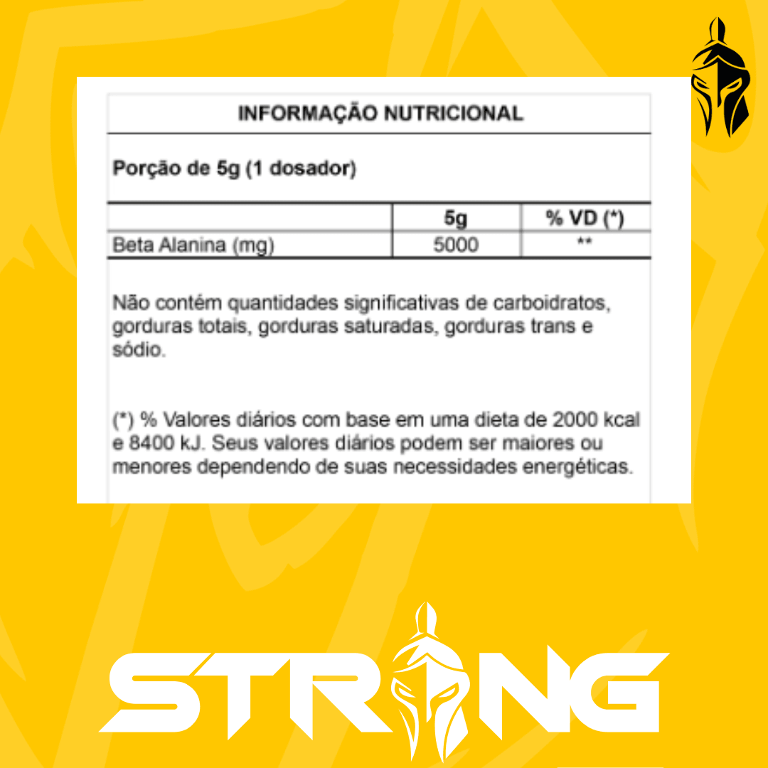 Beta Strong 150g - Beta Alanina para Força e Resistência - Strong
