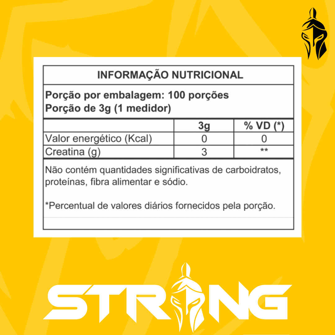 Creatina Natural 150g - Força, Energia e Recuperação - Strong