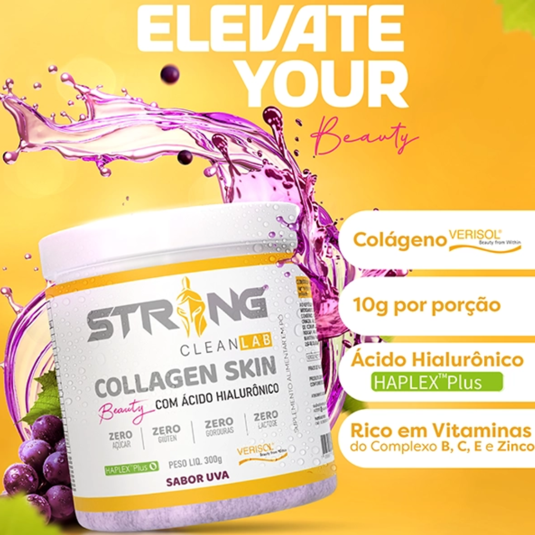 Collagen Skin Beauty CleanLab 300g - Pele Firme e Hidratada