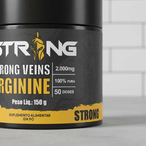 Strong Extreme Veins (Arginine) 150g - Energia, Crescimento e Resistência