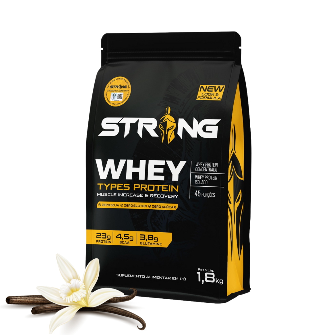 Whey Types Protein 1,8kg - Proteína para Alta Performance