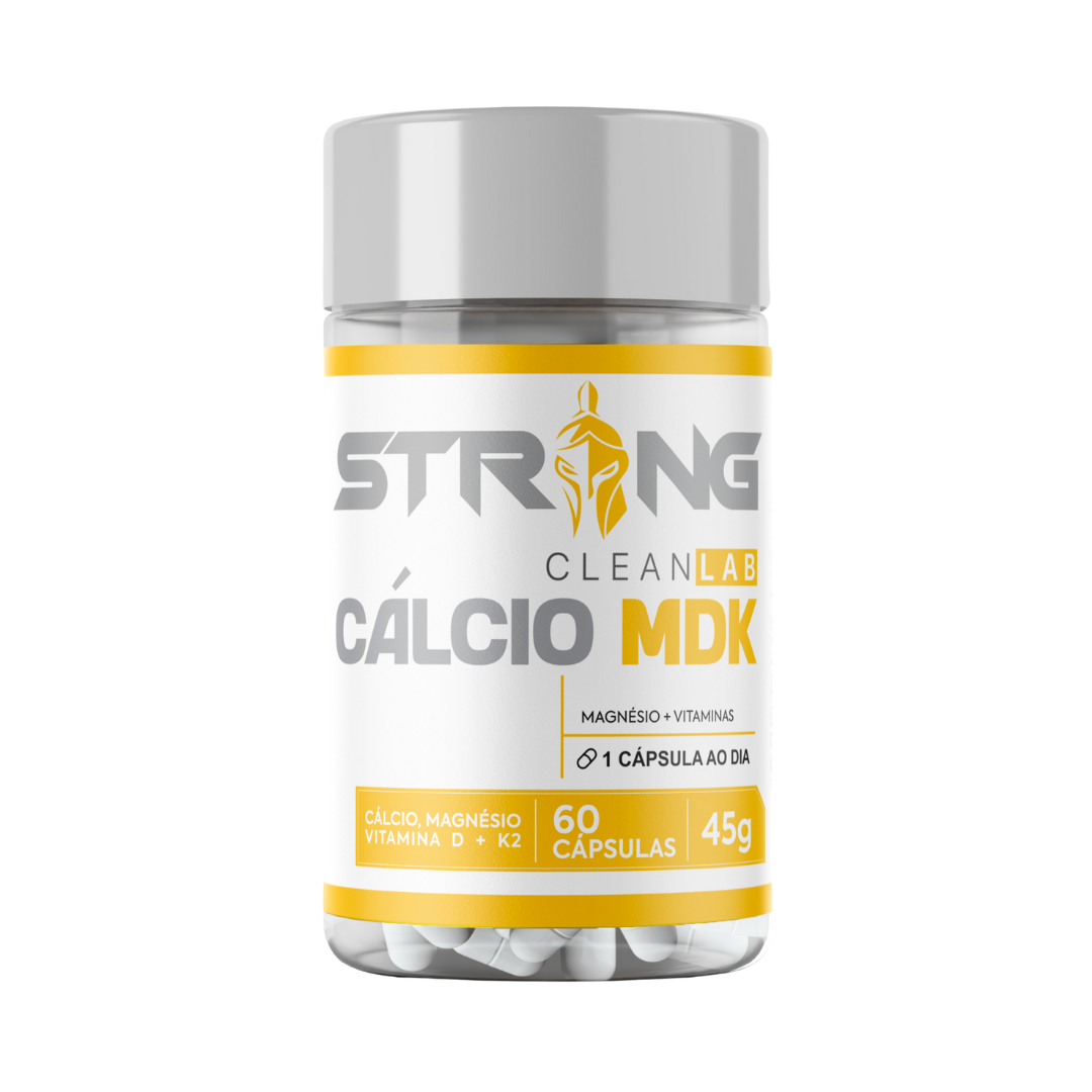 Cálcio MDK 60 Cápsulas - Saúde Óssea e Absorção Otimizada