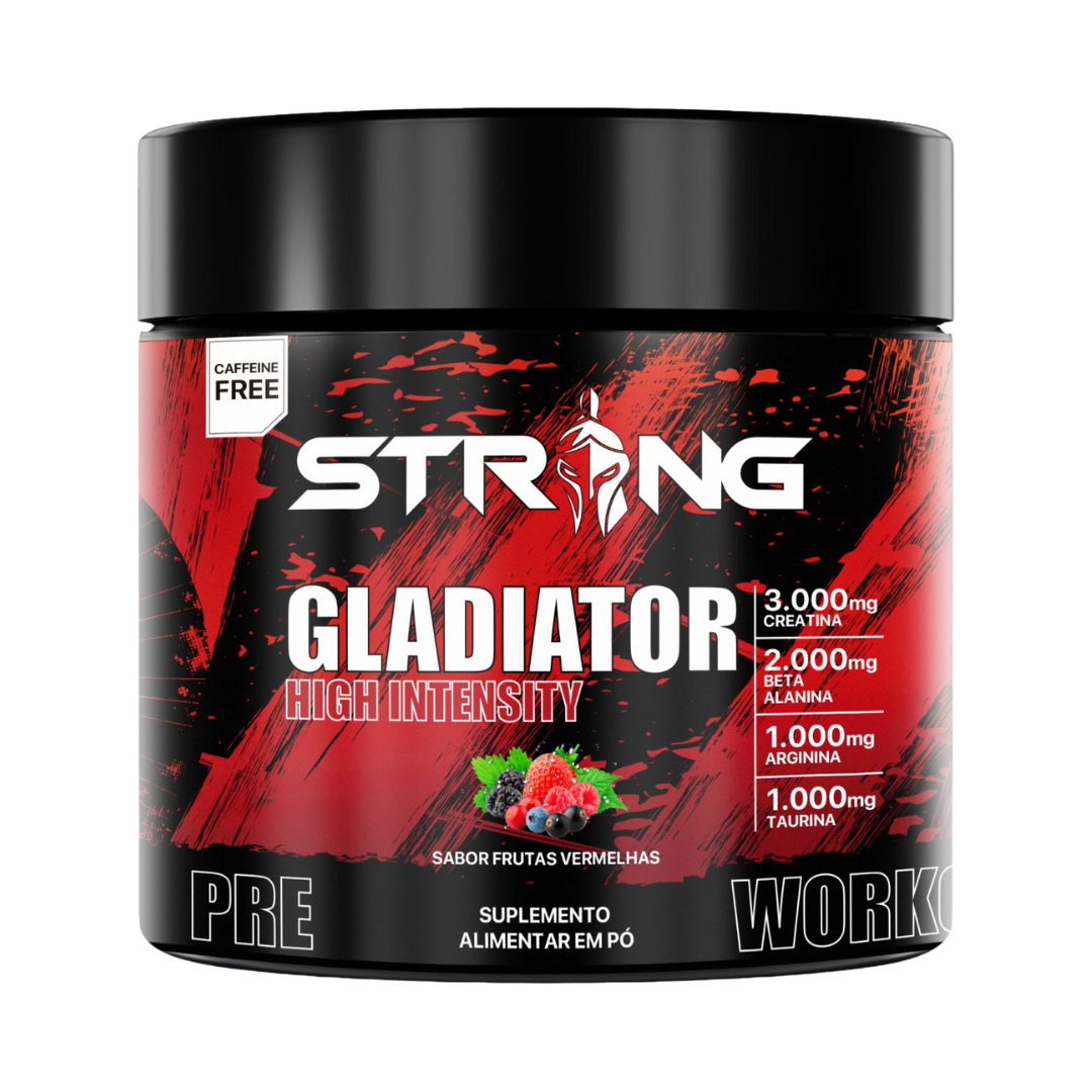 Gladiator Pré-Workout 150g - Pré-Treino Sem Cafeína