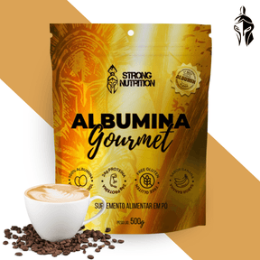Albumina Gourmet 500g - Proteína Natural da Clara do Ovo - Strong
