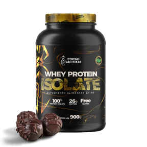 Whey Protein Isolado 900g – Alta Concentração Proteica e Baixo Carboidrato