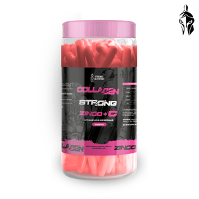 Colágeno 200 Cápsulas + Zinco + Vitamina C - Pele, Unhas e Articulações - Strong