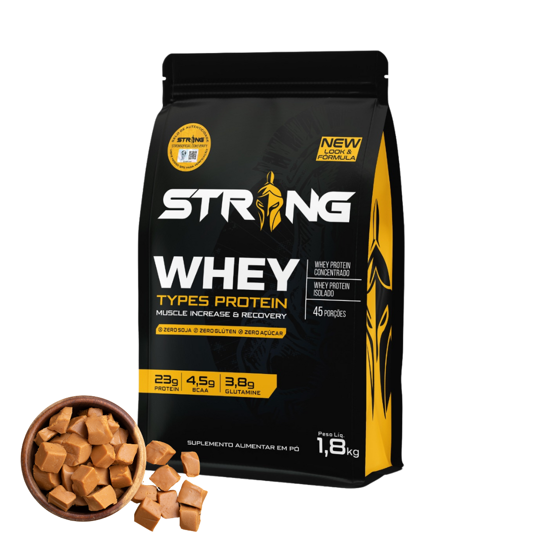 Whey Types Protein 1,8kg - Proteína para Alta Performance