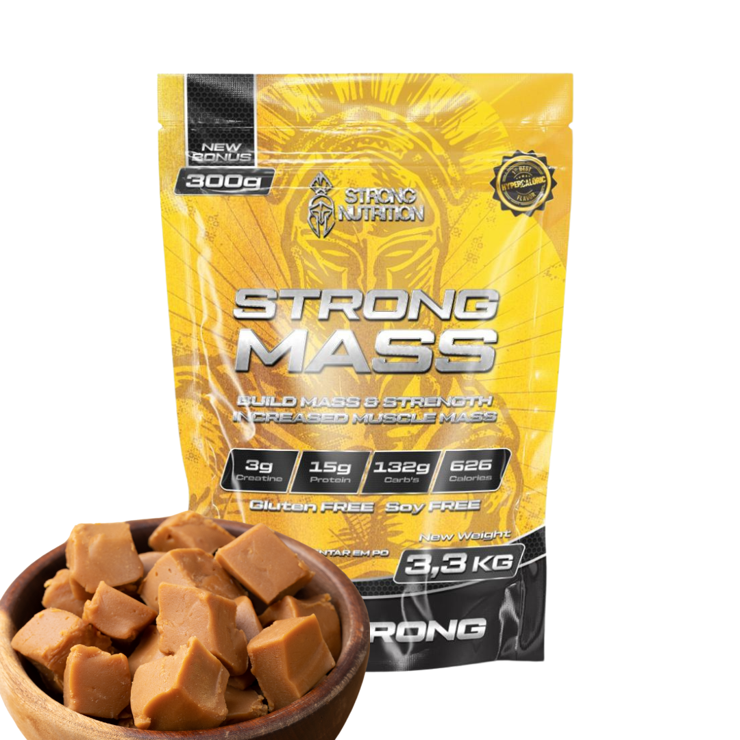 Strong Mass 3,3kg - Hipercalórico para Ganho de Massa e Peso