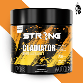 Gladiator Pré-Workout 150g - Pré-Treino Sem Cafeína - Strong