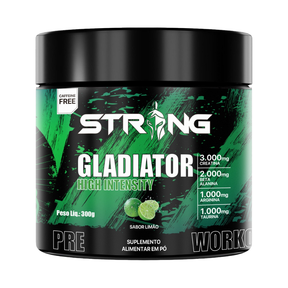 Gladiator Pré-Workout 300g - Pré-Treino Sem Cafeína