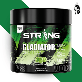 Gladiator Pré-Workout 150g - Pré-Treino Sem Cafeína - Strong