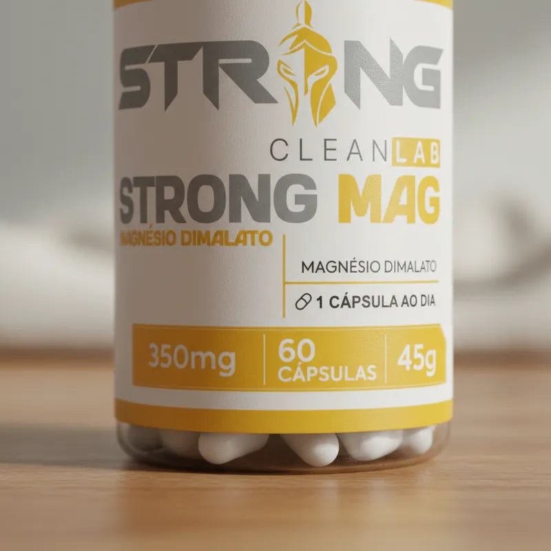 Strong MAG Magnésio Dimalato 60 Cápsulas - Saúde Articular e Bem-Estar