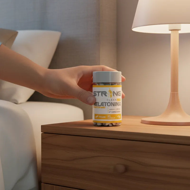 Melatonina + L-Triptofano 60 Cápsulas - Sono Profundo e Bem-Estar