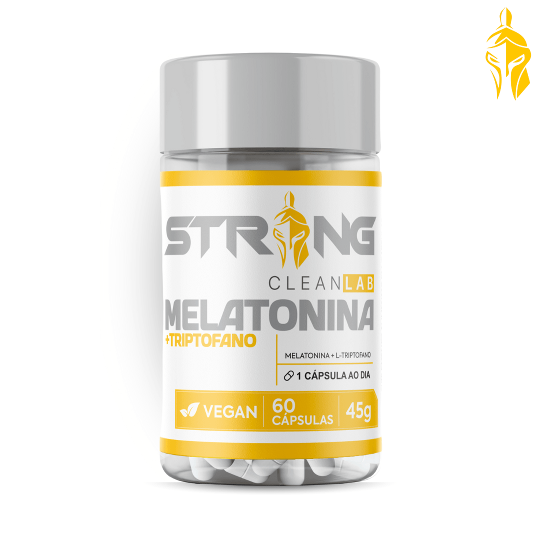Melatonina + L-Triptofano 60 Cápsulas - Sono Profundo e Bem-Estar - Strong