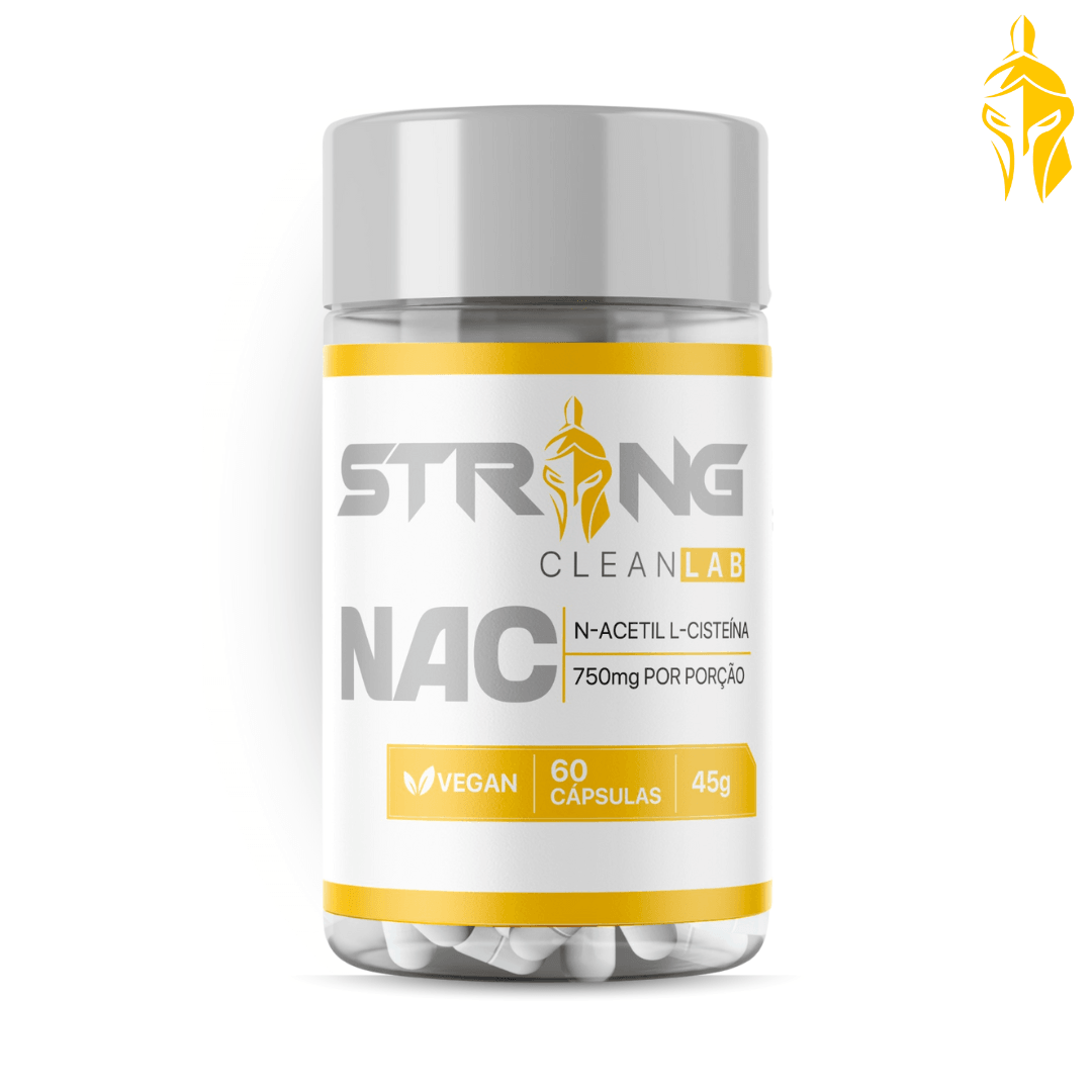 NAC STRONG 60 Cápsulas - Potente Antioxidante e Detox - Strong